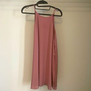 Rose pink dress